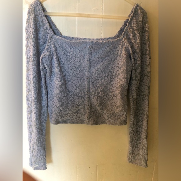 Purple lace blouse - Picture 1 of 3